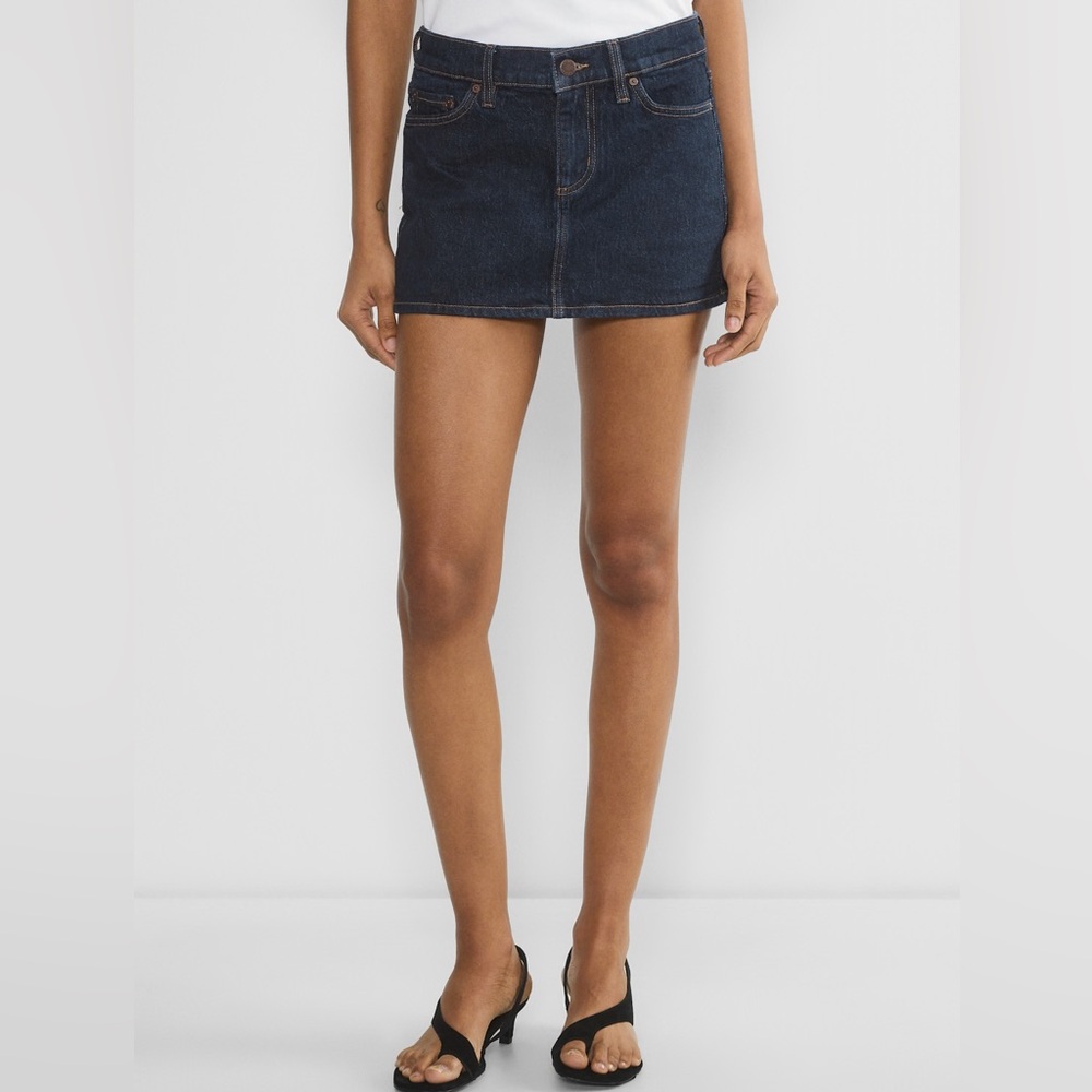 Aritzia super-low rise micro skirt